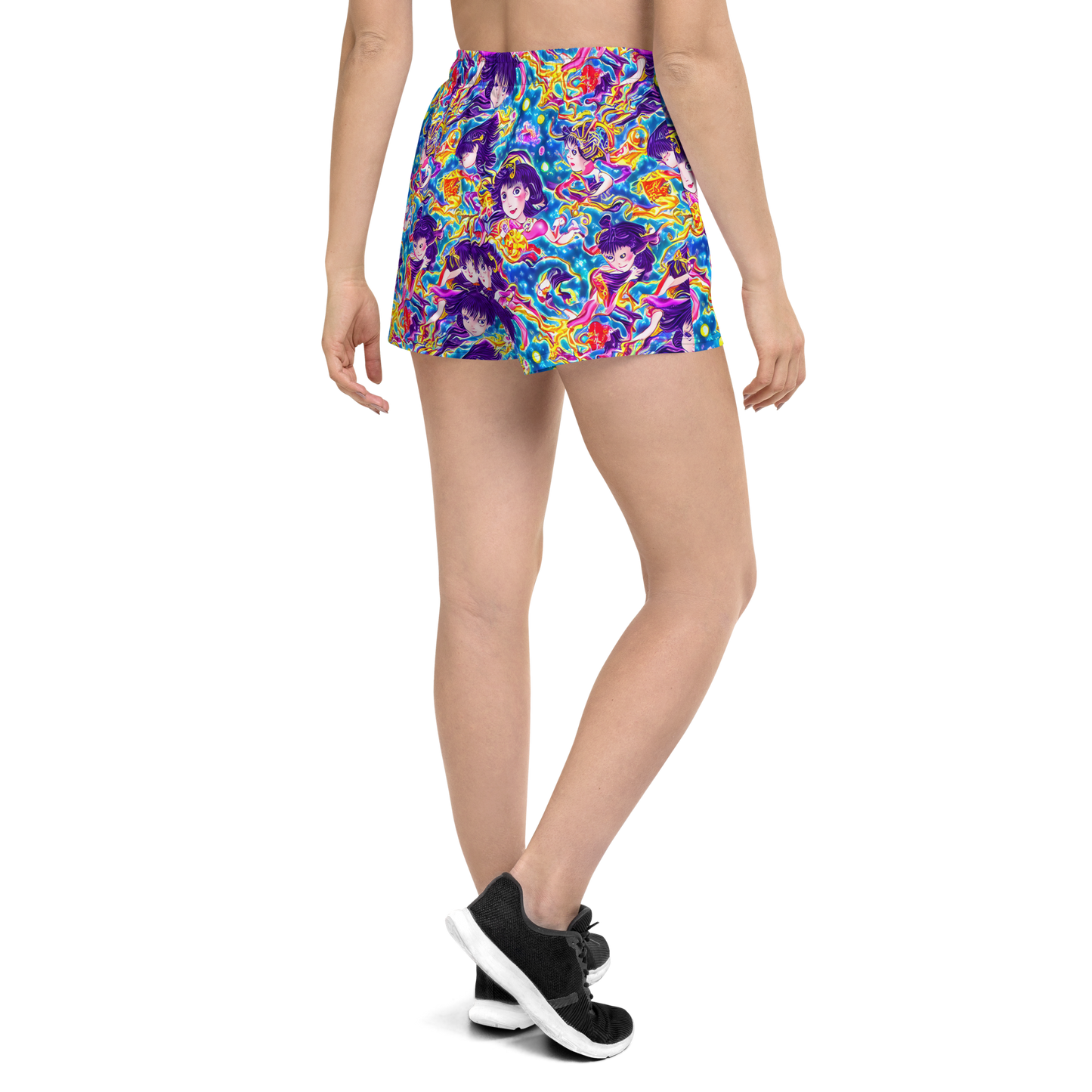 Women’s Athletic Shorts - Aquatic Whim