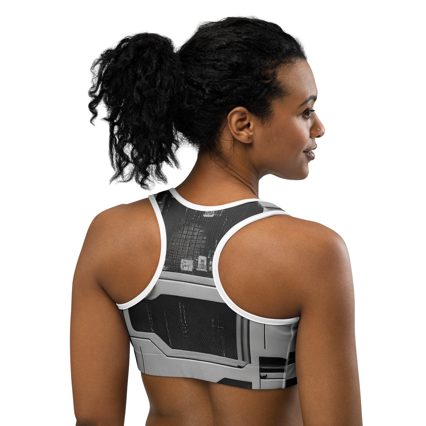 Sports Bra - Concrete Harmony