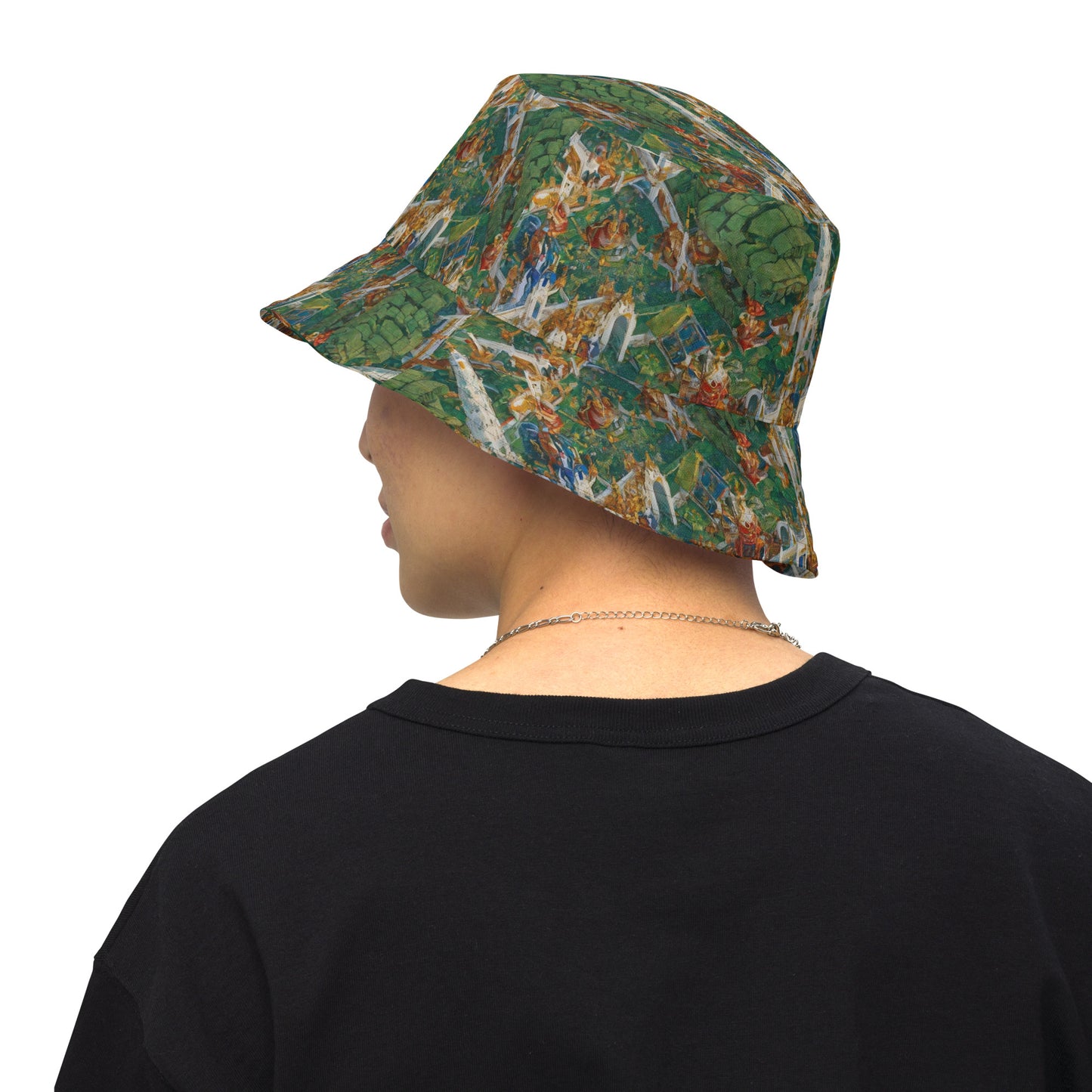 Reversible Bucket Hat - Emerald Dynasty