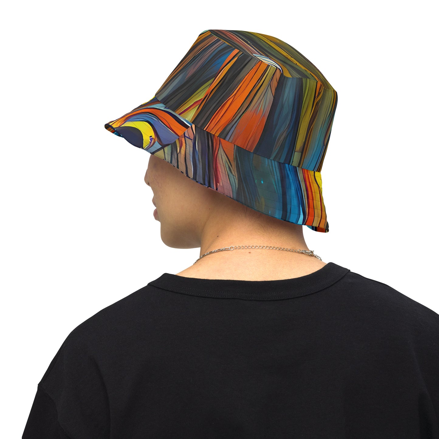 Reversible Bucket Hat - Spectral Strands