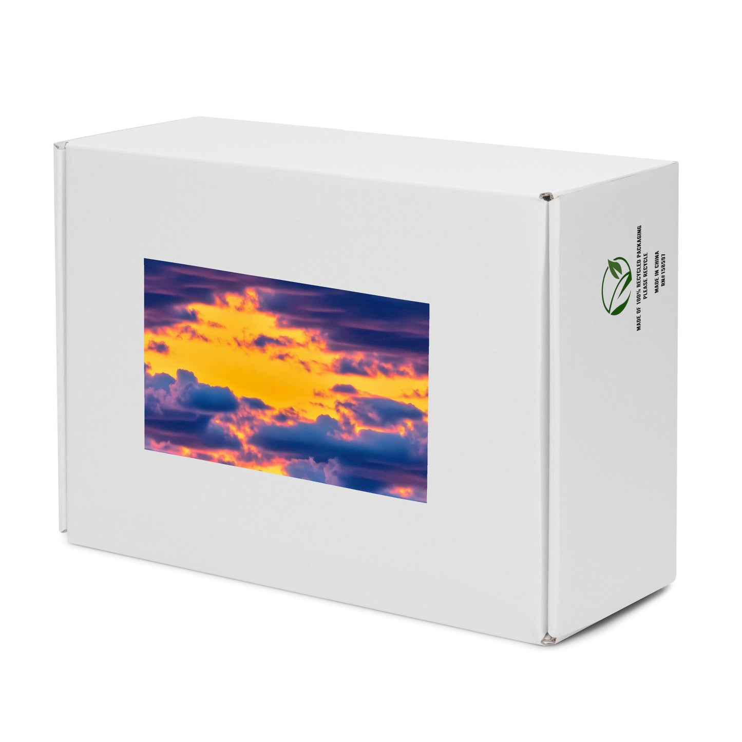 Men's High Top Canvas Shoes - Aubergine Clouds