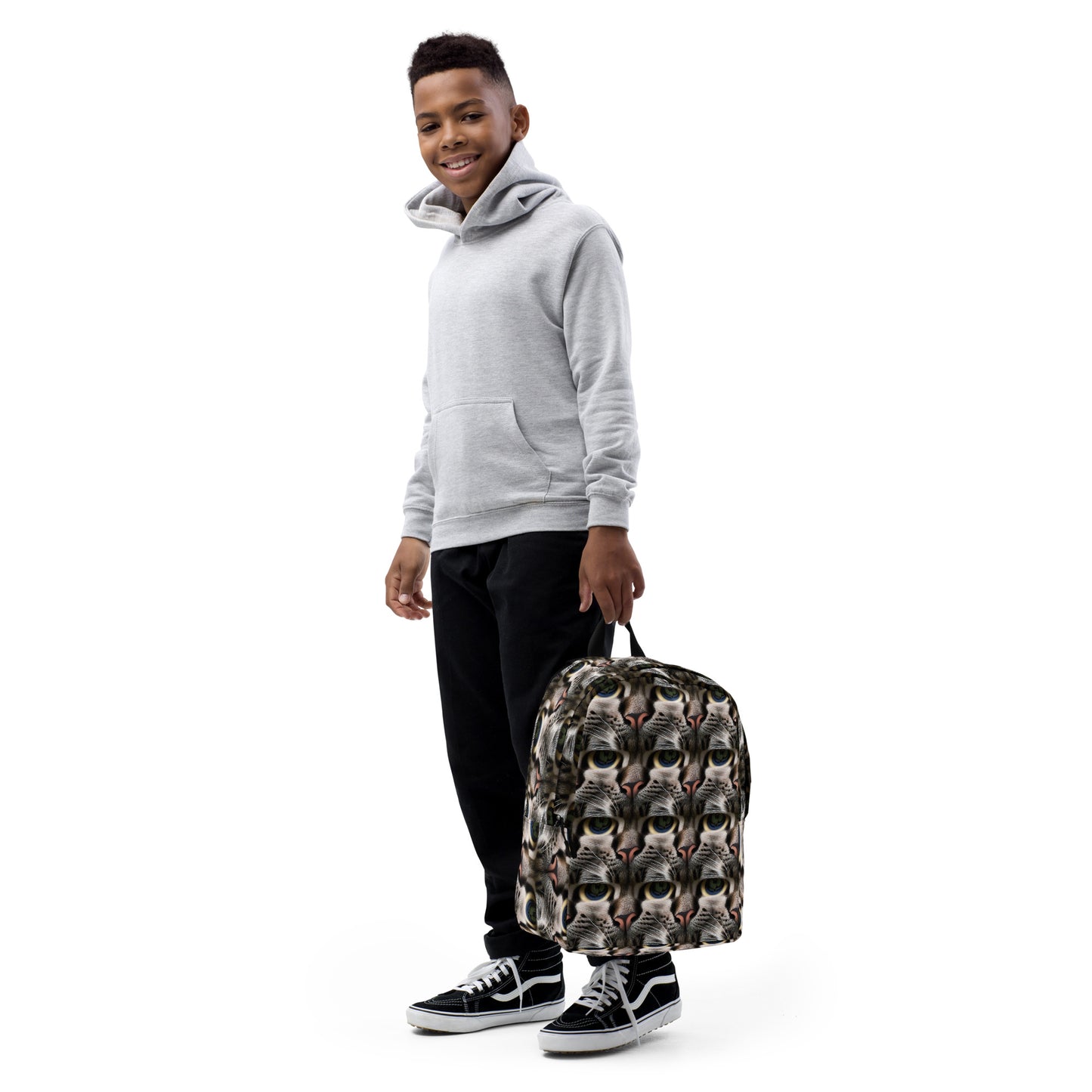 Minimalist Backpack - Feline Mirage