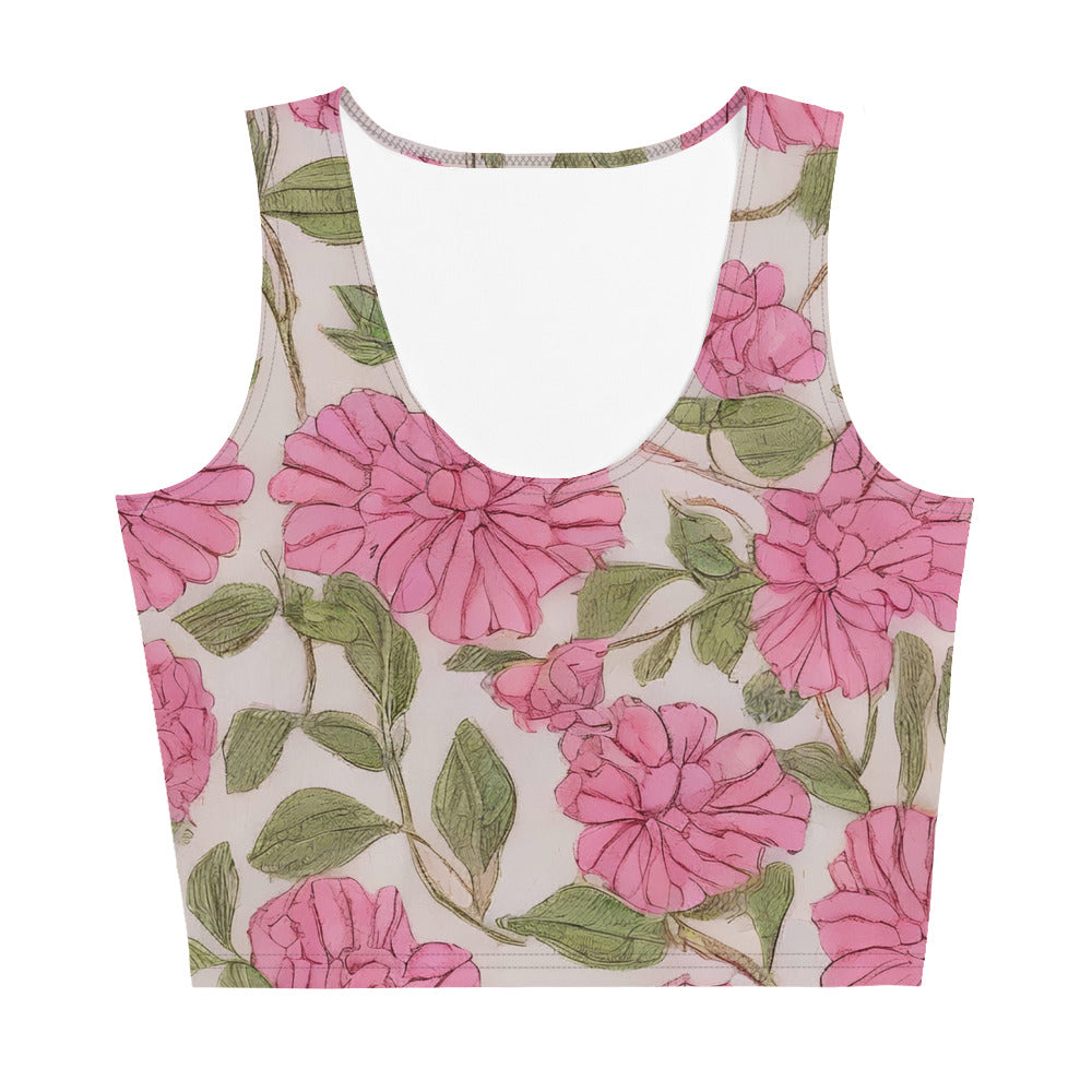 Crop Top - Blossom Symphony