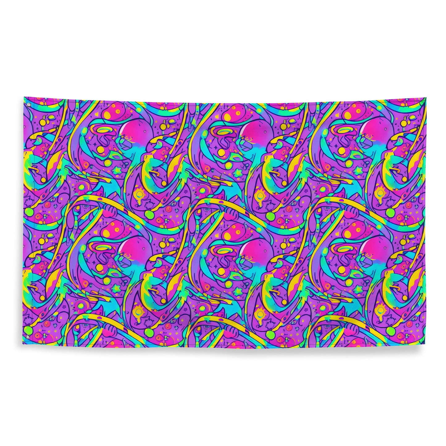 Flag - Neon Galaxy Whirl