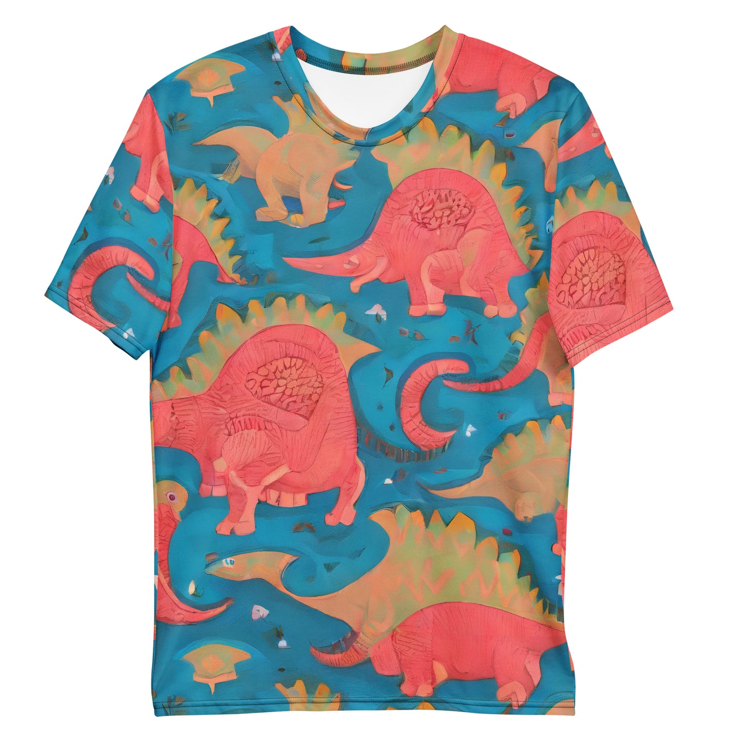 Men's Crew Neck T-Shirt - Jurassic Jive