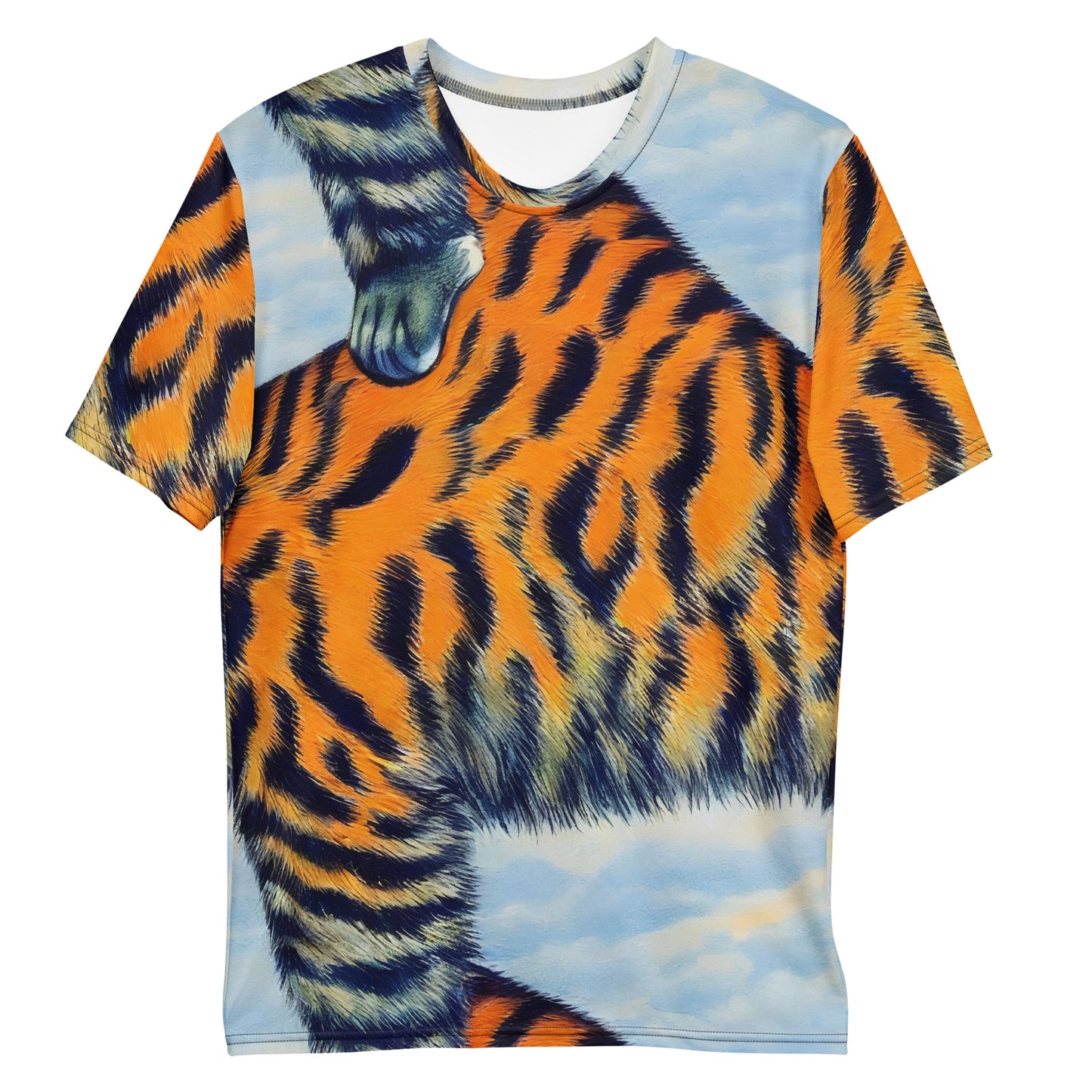 Men's Crew Neck T-Shirt - Tiger's Dream