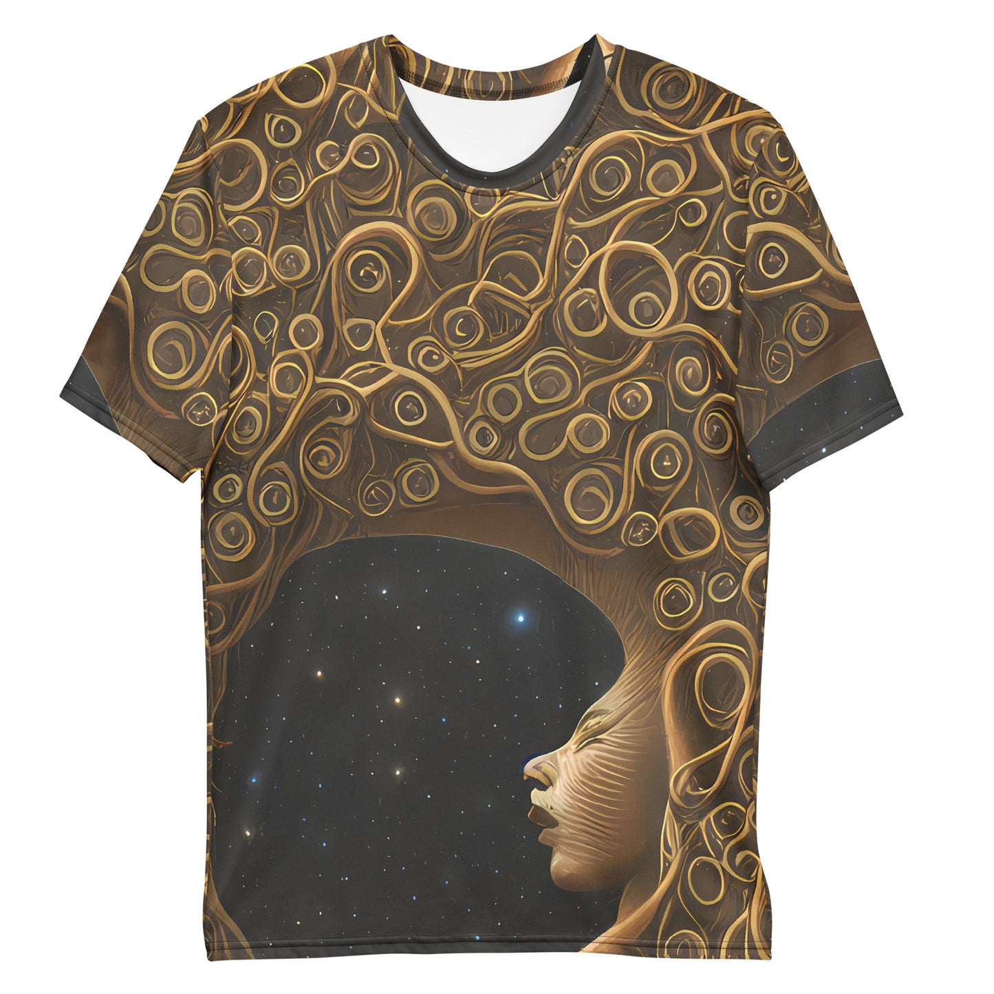 Men's Crew Neck T-Shirt - Ethereal Coils