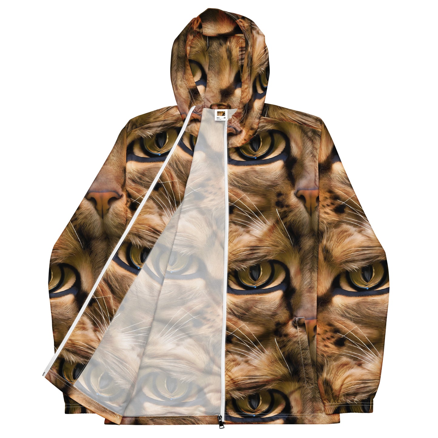 Men's Windbreaker - Feline Whisper