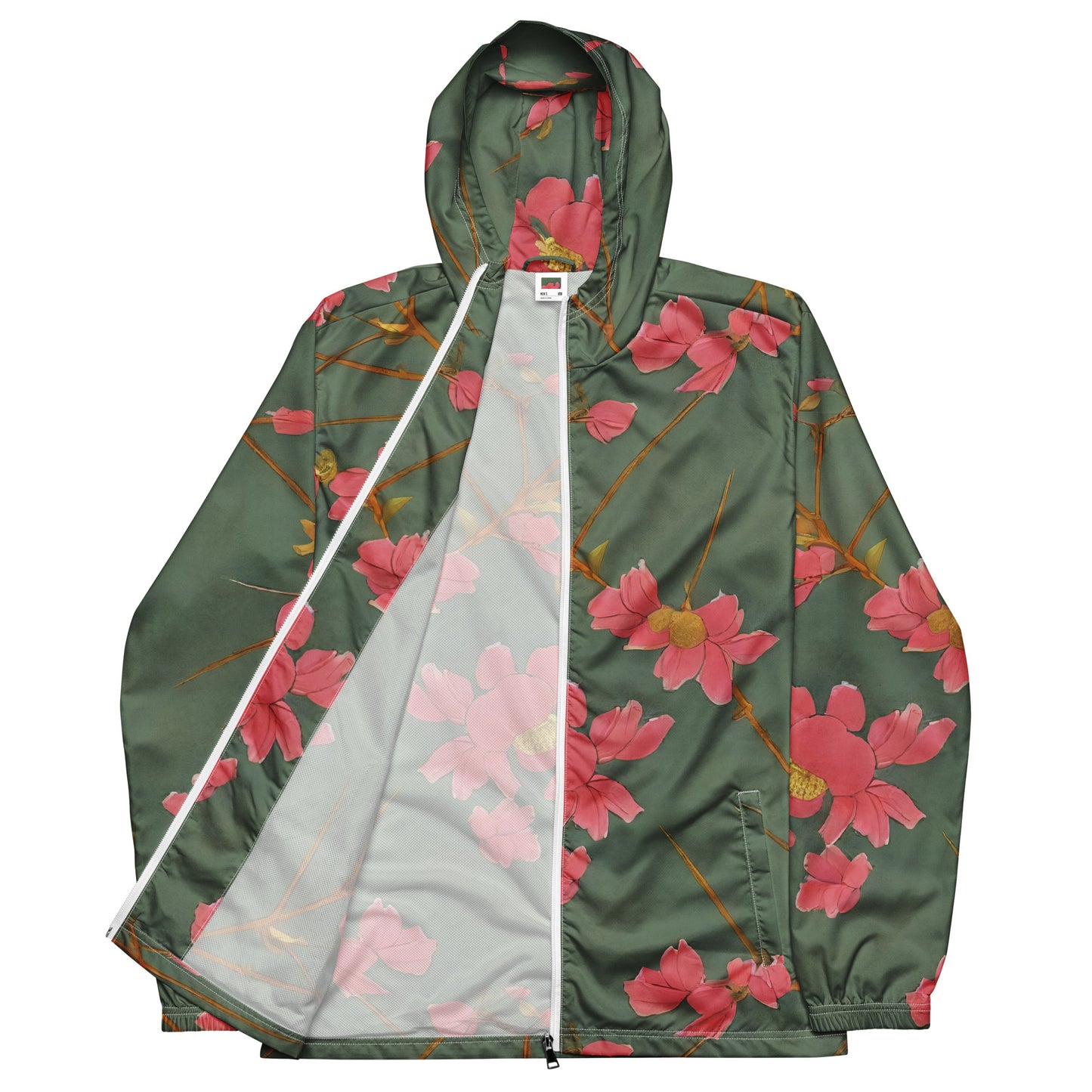 Men's Windbreaker - Petal Symphony