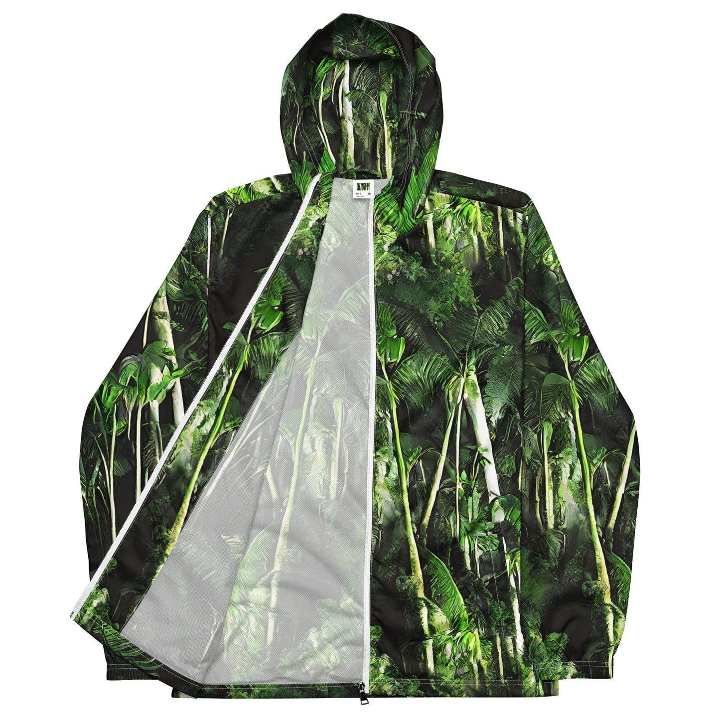 Men's Windbreaker - Emerald Canopy