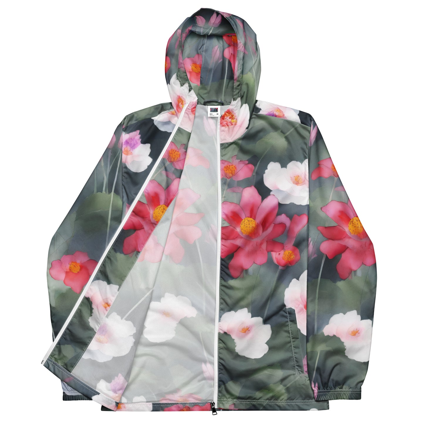 Men's Windbreaker - Petal Reverie