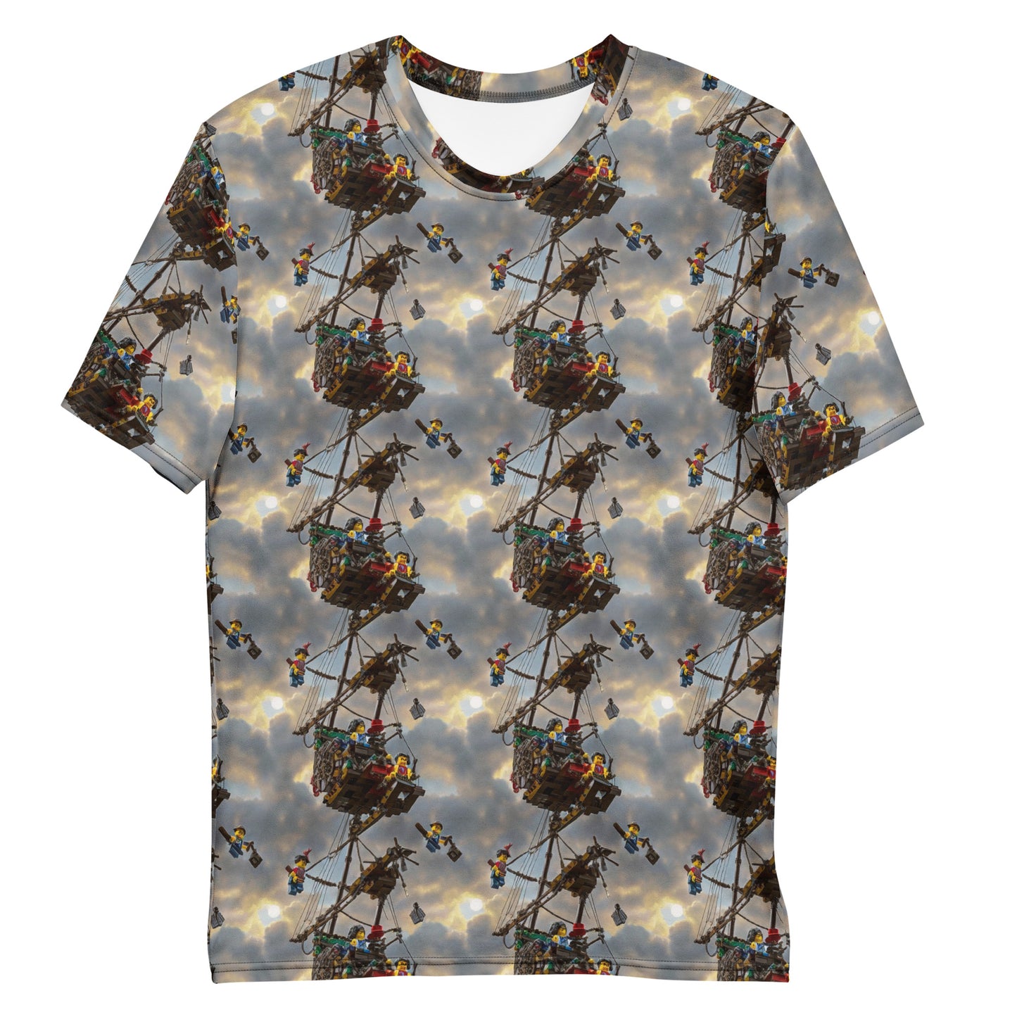 Men's Crew Neck T-Shirt - Skyward Adventure