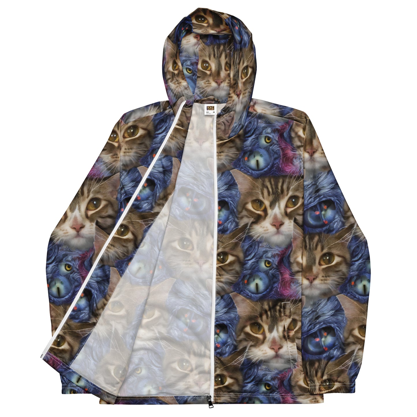 Men's Windbreaker - Feline Fantasy
