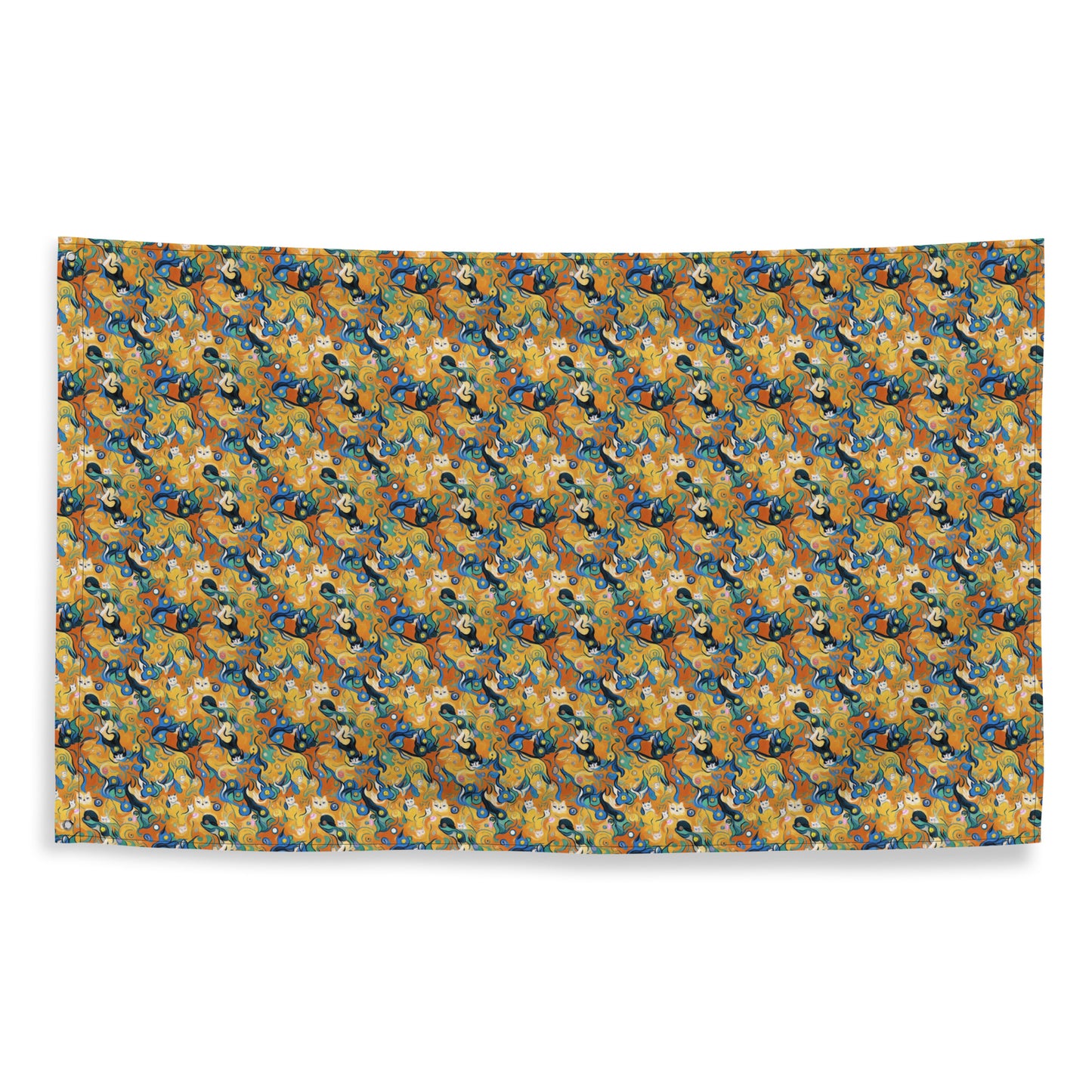Flag - Whimsical Feline Dance
