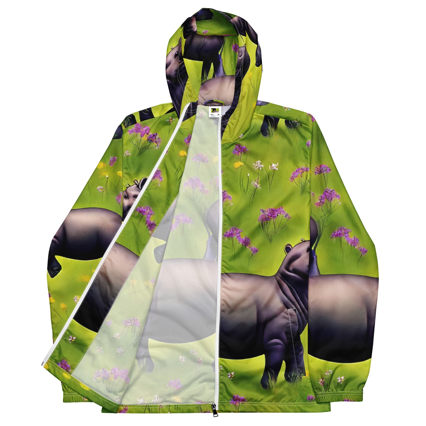 Men's Windbreaker - Verdant Safari