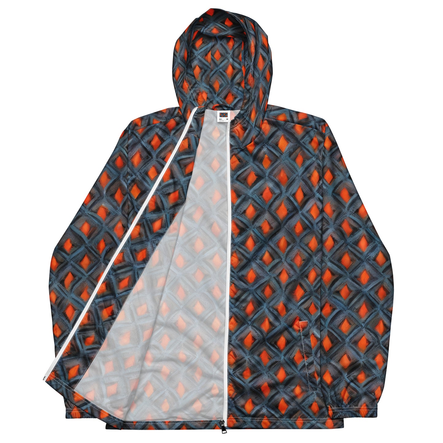 Men's Windbreaker - Ember Entwined