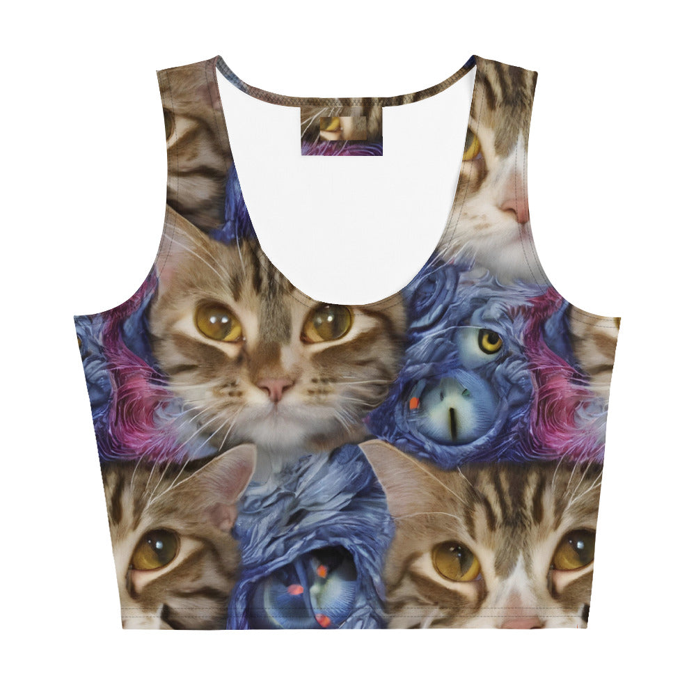 Crop Top - Feline Fantasy