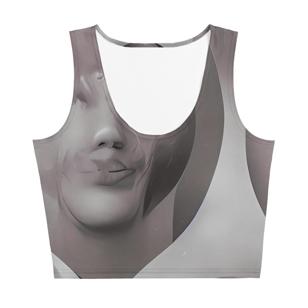Crop Top - Phantom Facescape