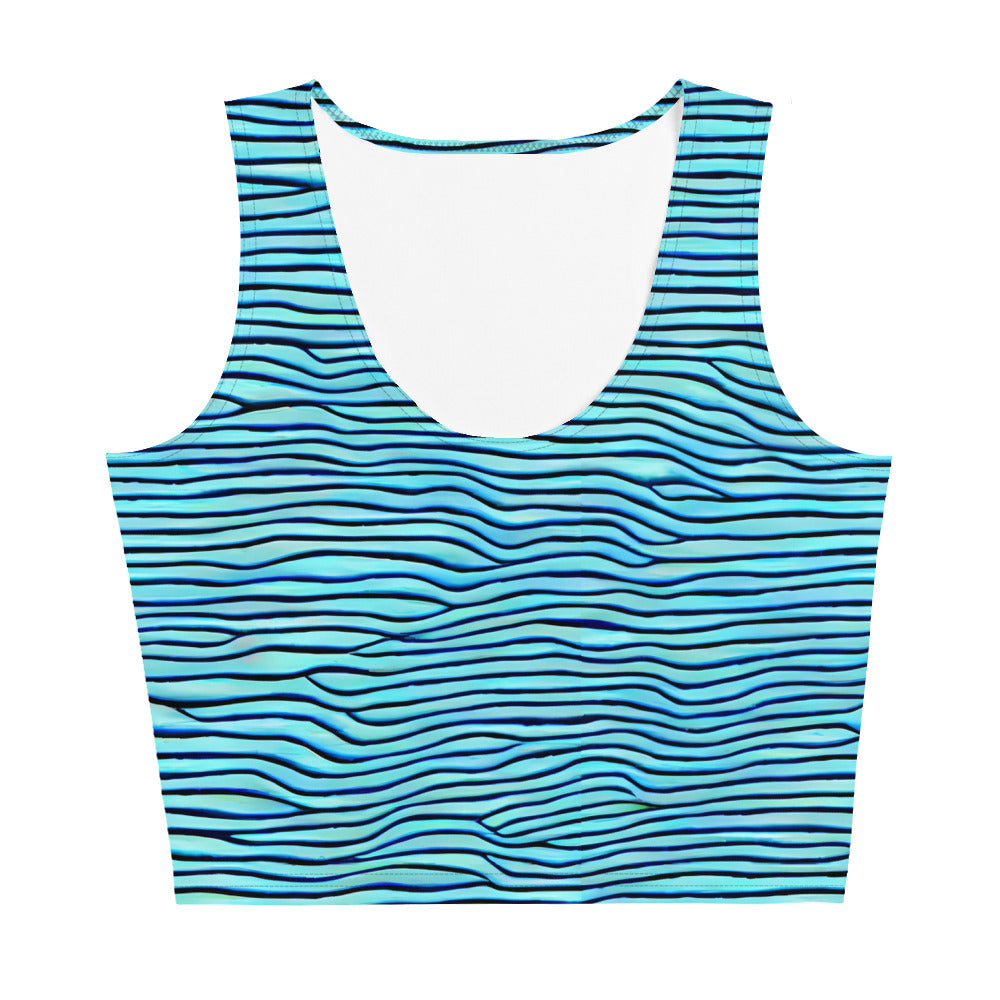 Crop Top - Aqua Drift