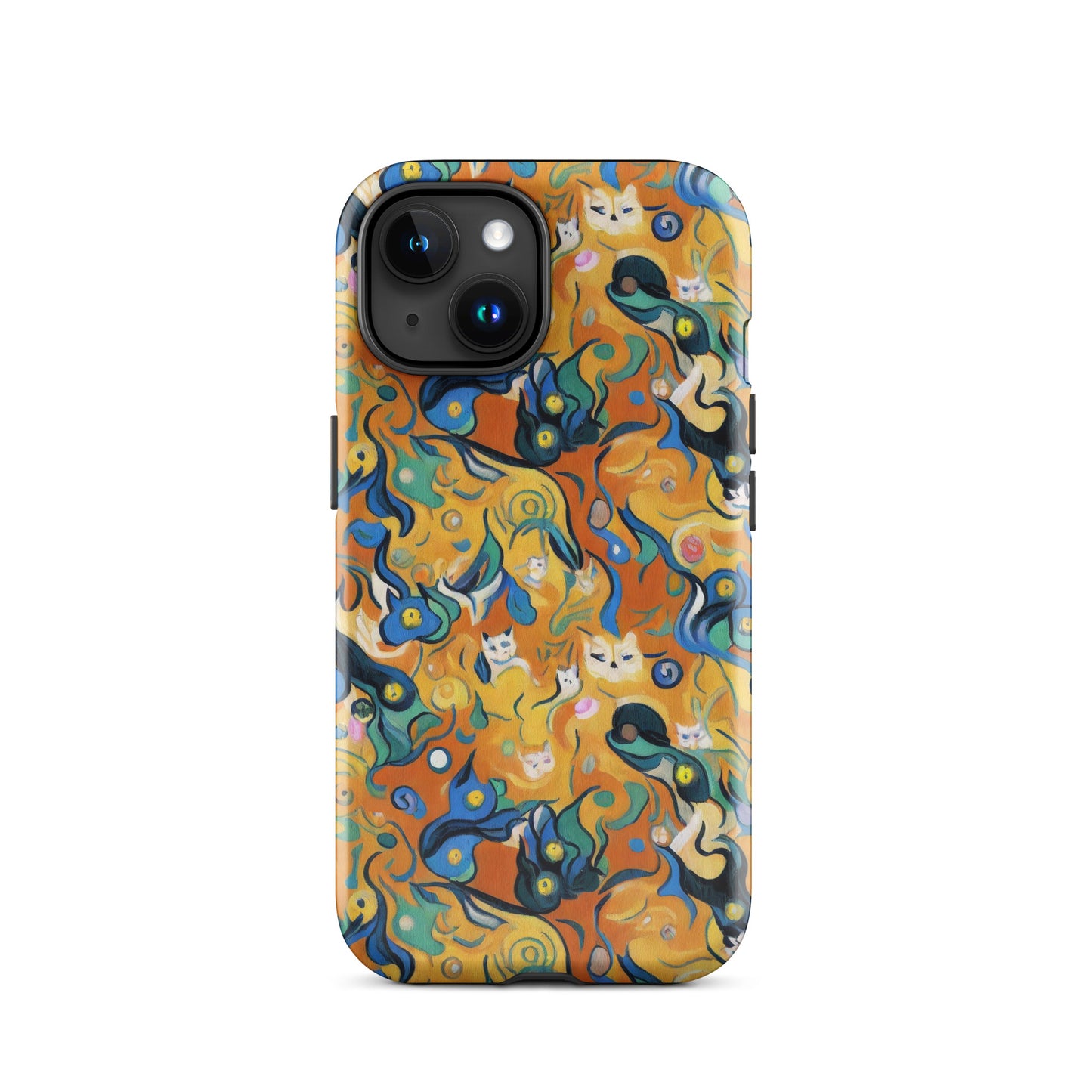 Tough Case for iPhone® - Whimsical Feline Dance