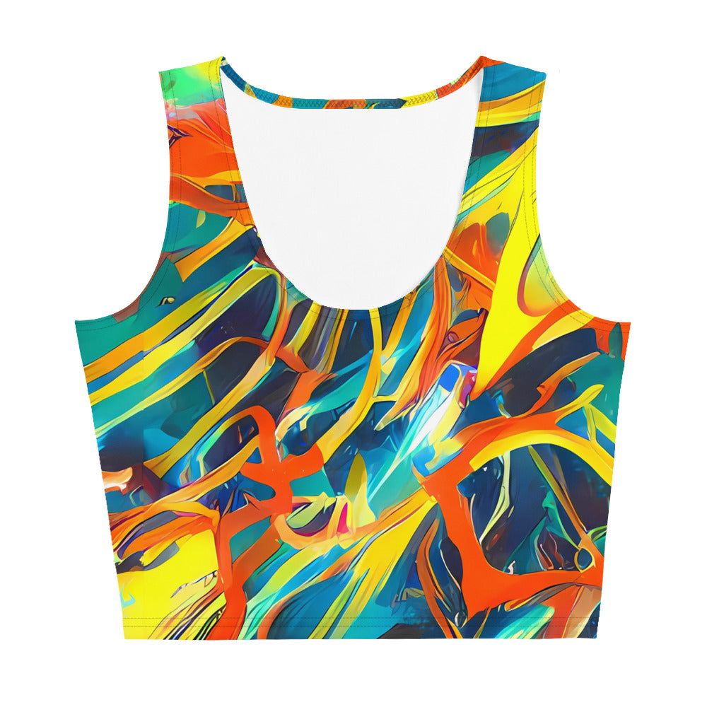 Crop Top - Brown Chaos