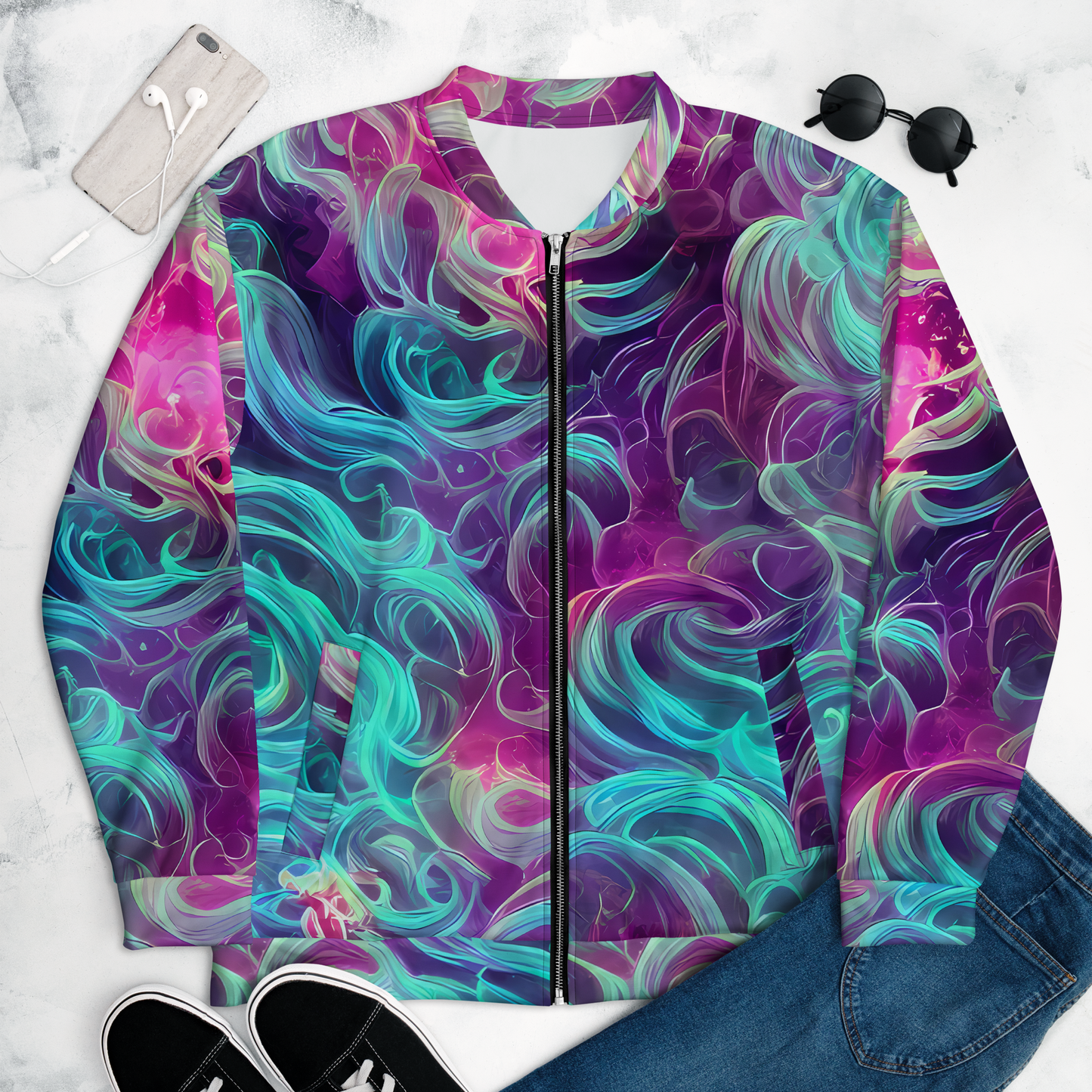 Bomber Jacket - Galactic Bloom