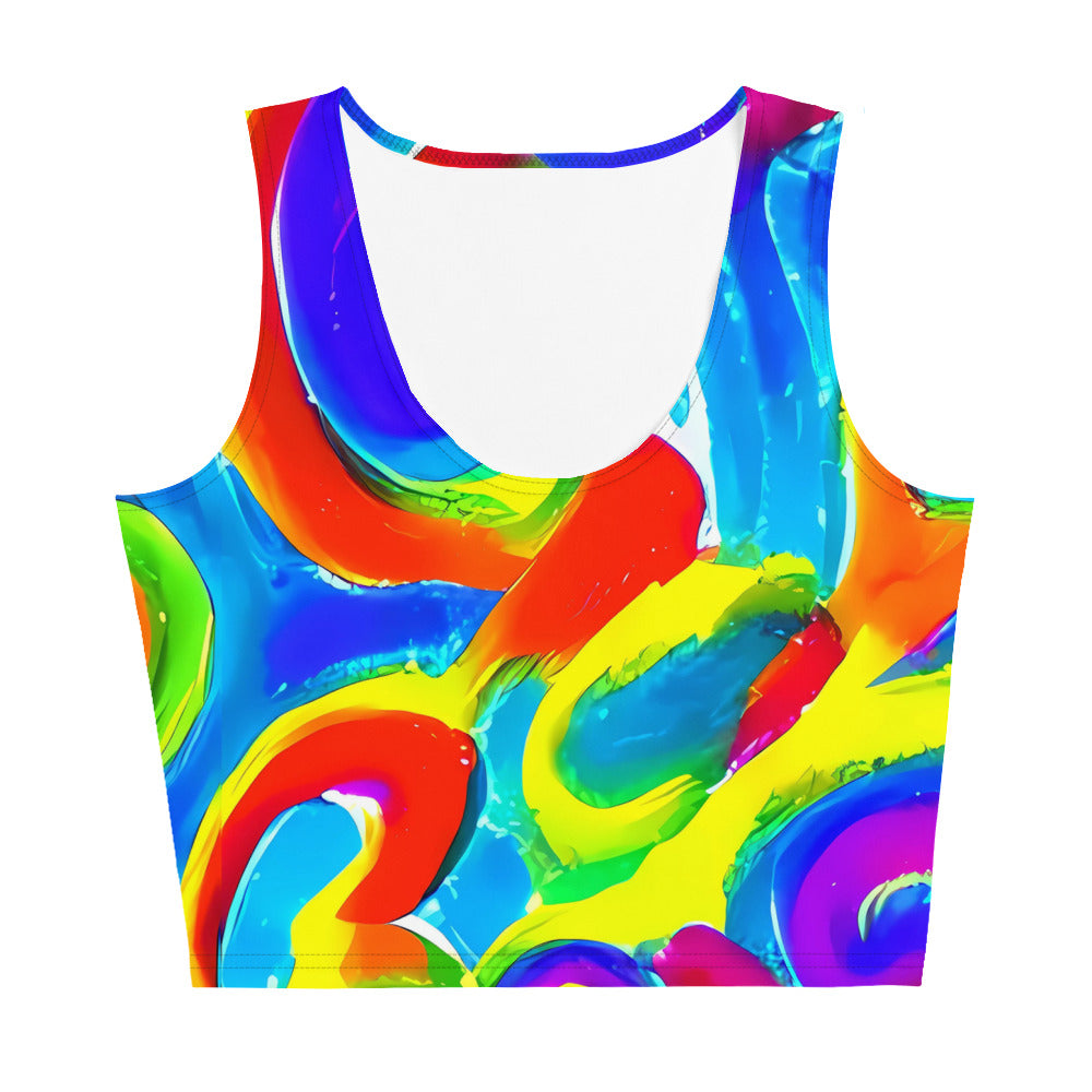 Crop Top - Psychedelic Splash