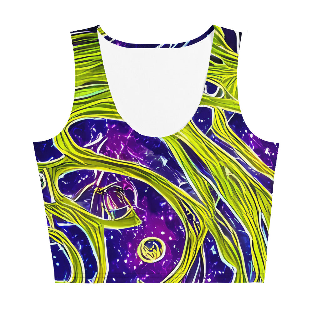 Crop Top - Celestial Scribbles