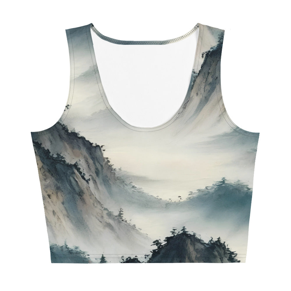 Crop Top - Misty Peaks