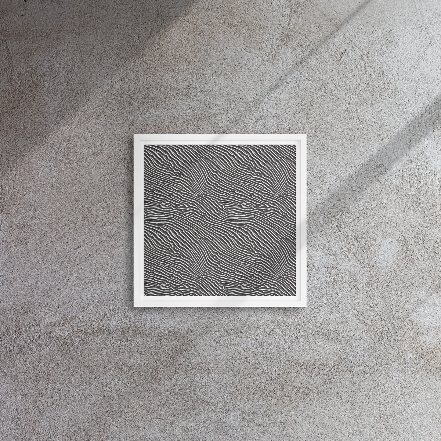 Framed Canvas - Hypnotic Waves