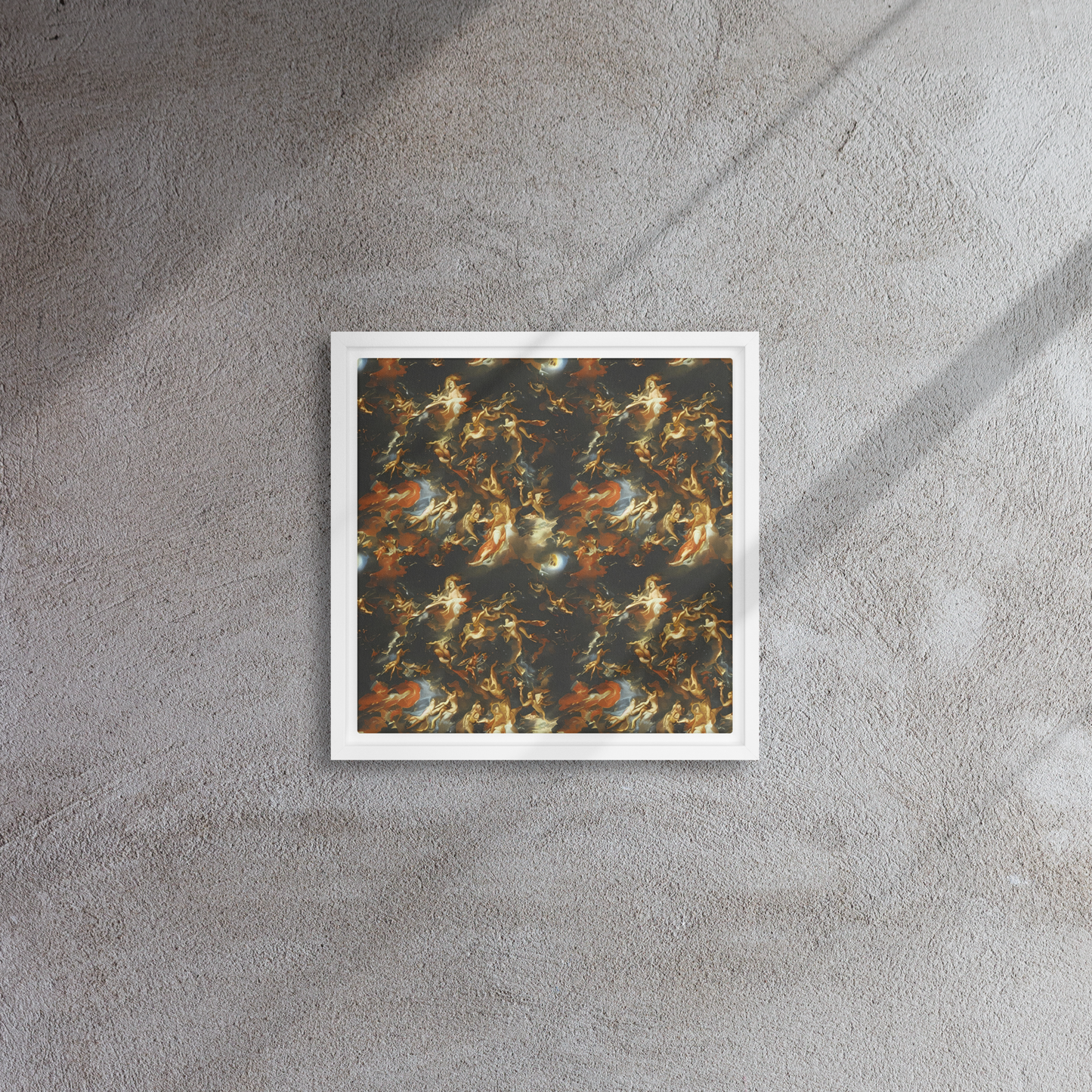 Framed Canvas - Van Dyck Vortex