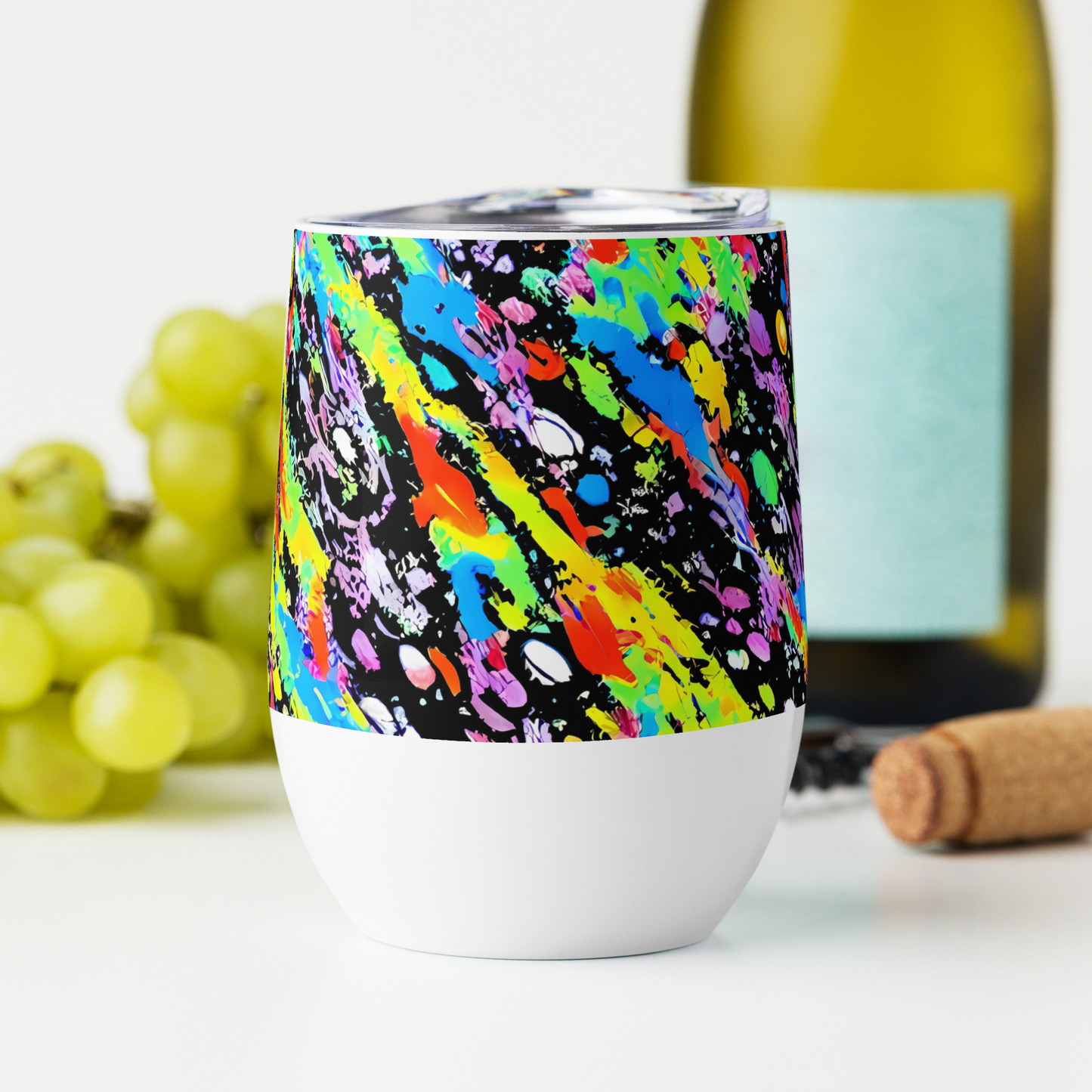 Wine Tumbler - Pollock Pulse