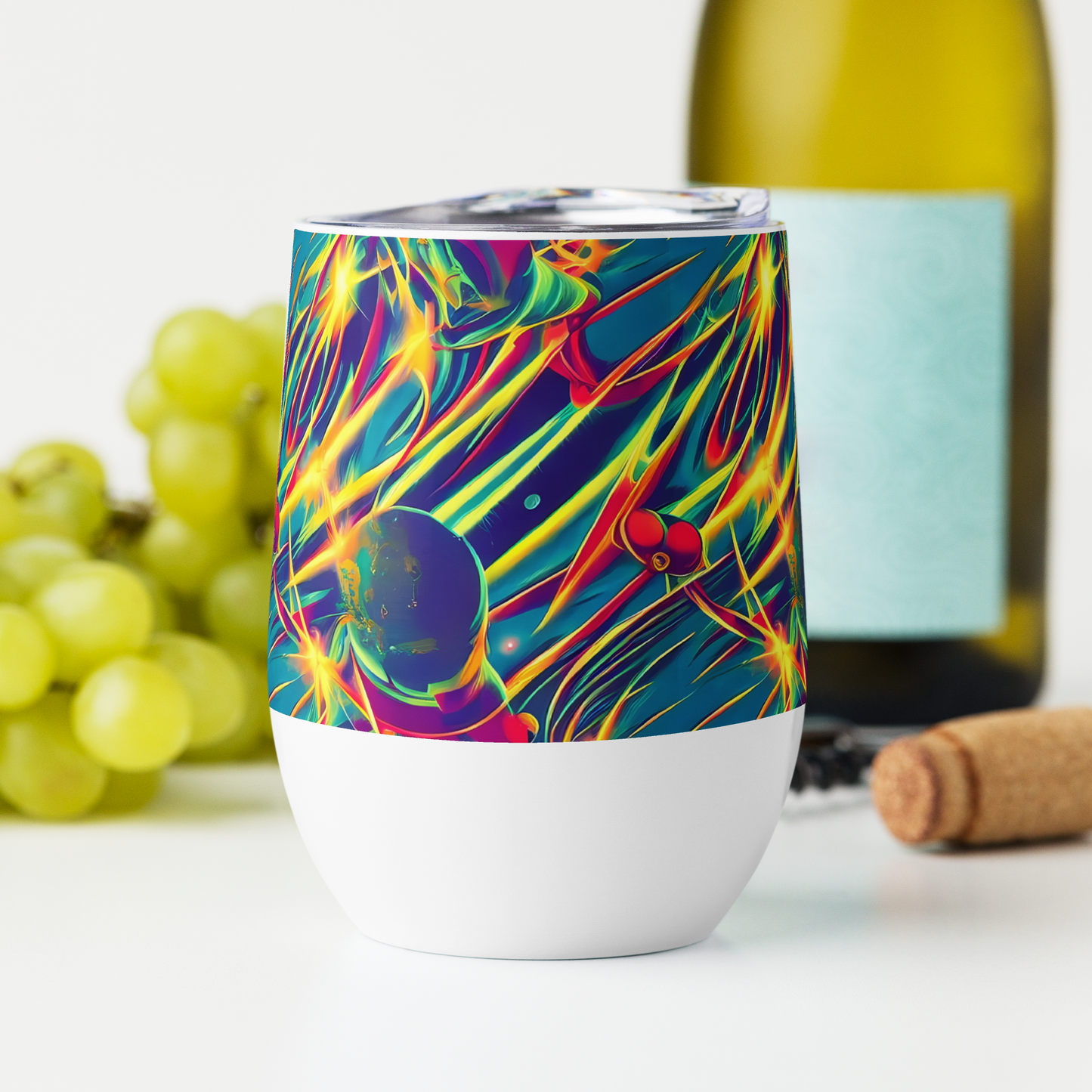 Wine Tumbler - Cosmic Inferno