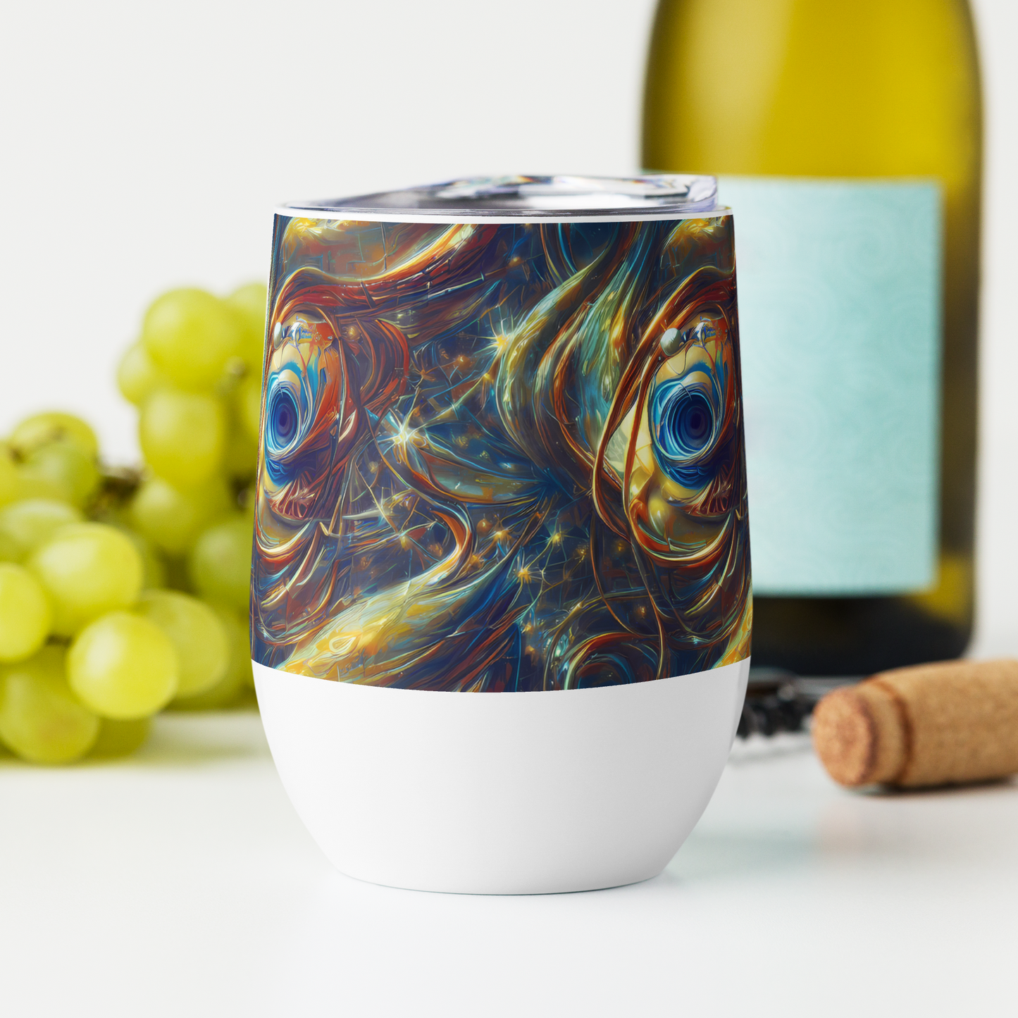 Wine Tumbler - Celestial Vortex