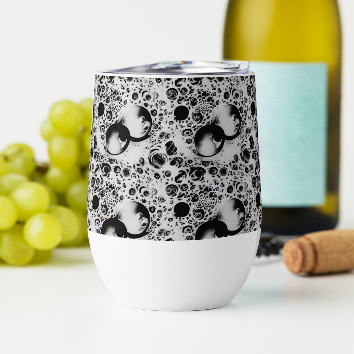 Wine Tumbler - Crater Swirl