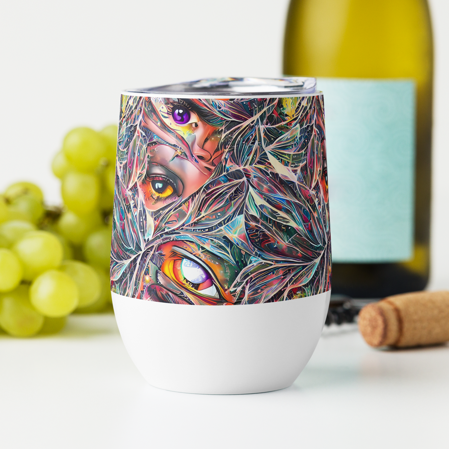 Wine Tumbler - Prismatic Reverie