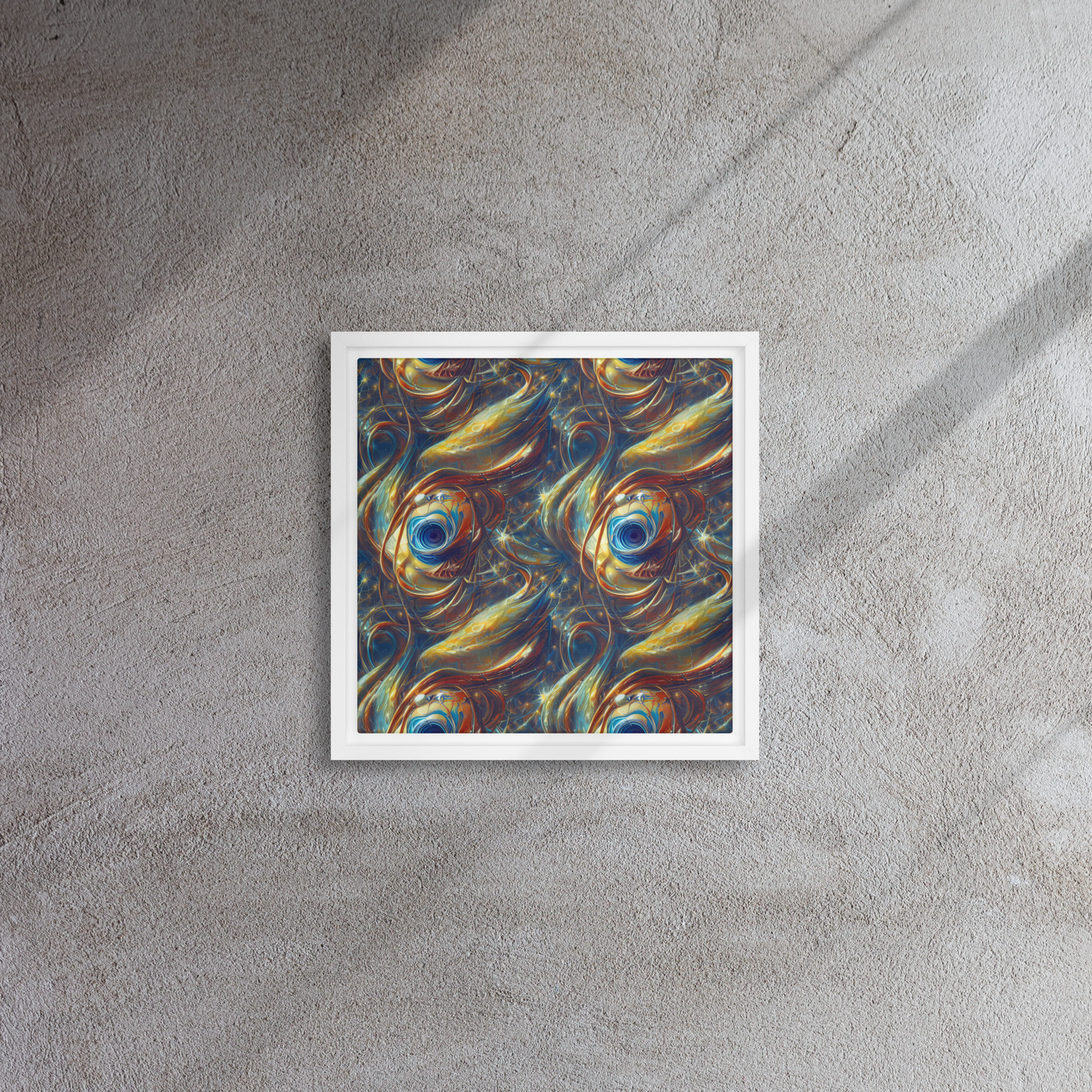 Framed Canvas - Celestial Vortex