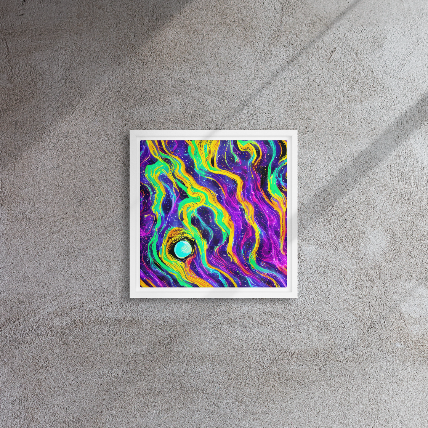 Framed Canvas - Jackson Swirl