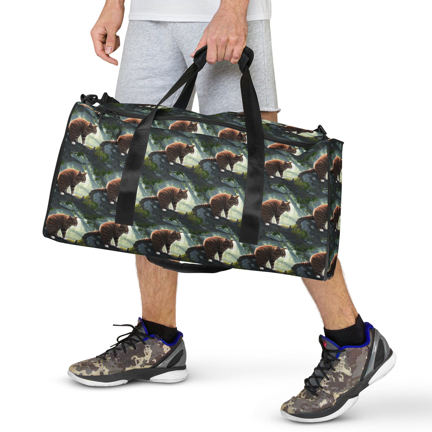 Duffle Bag - Whiskered Enigma