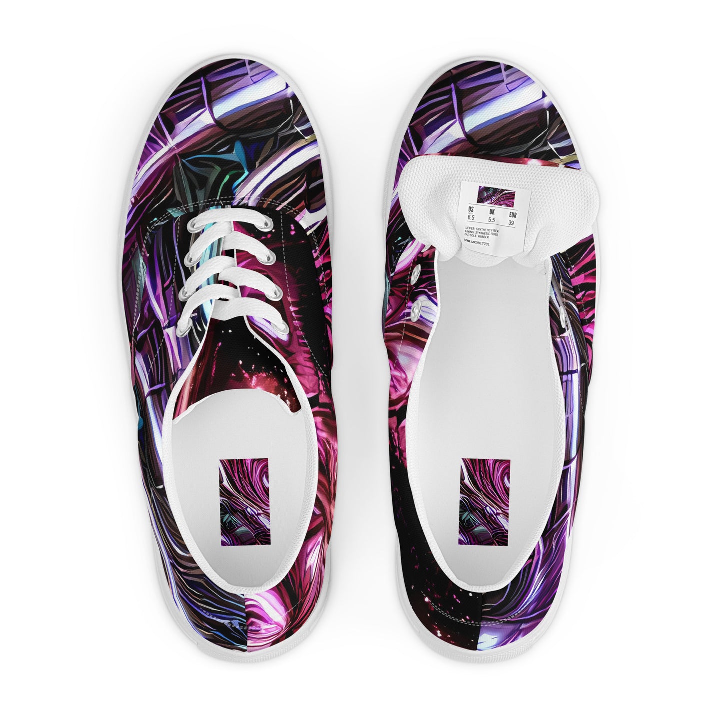 Women's Lace-Up Canvas Shoes - Nebula Fusions