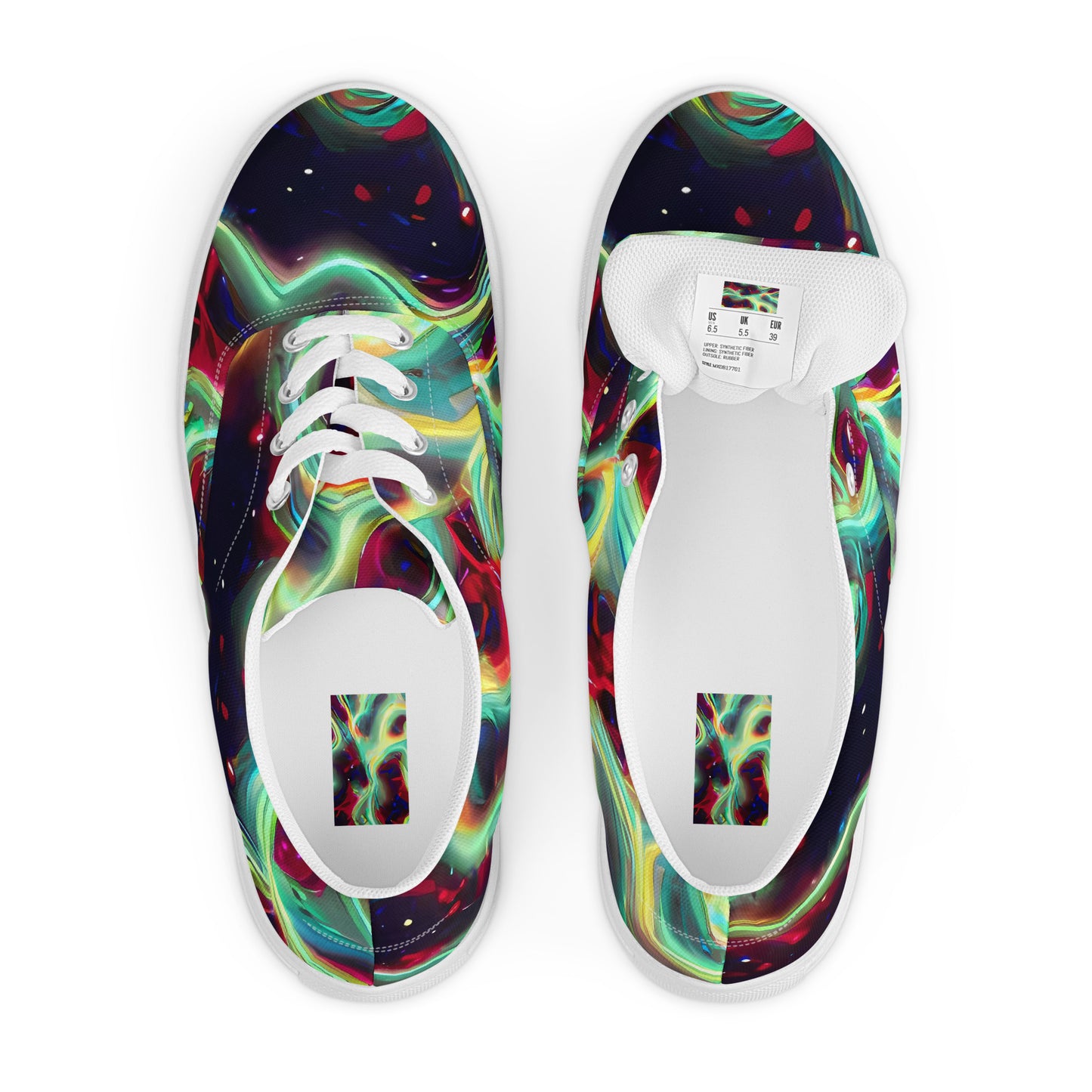 Women's Lace-Up Canvas Shoes - Chimeric Currents