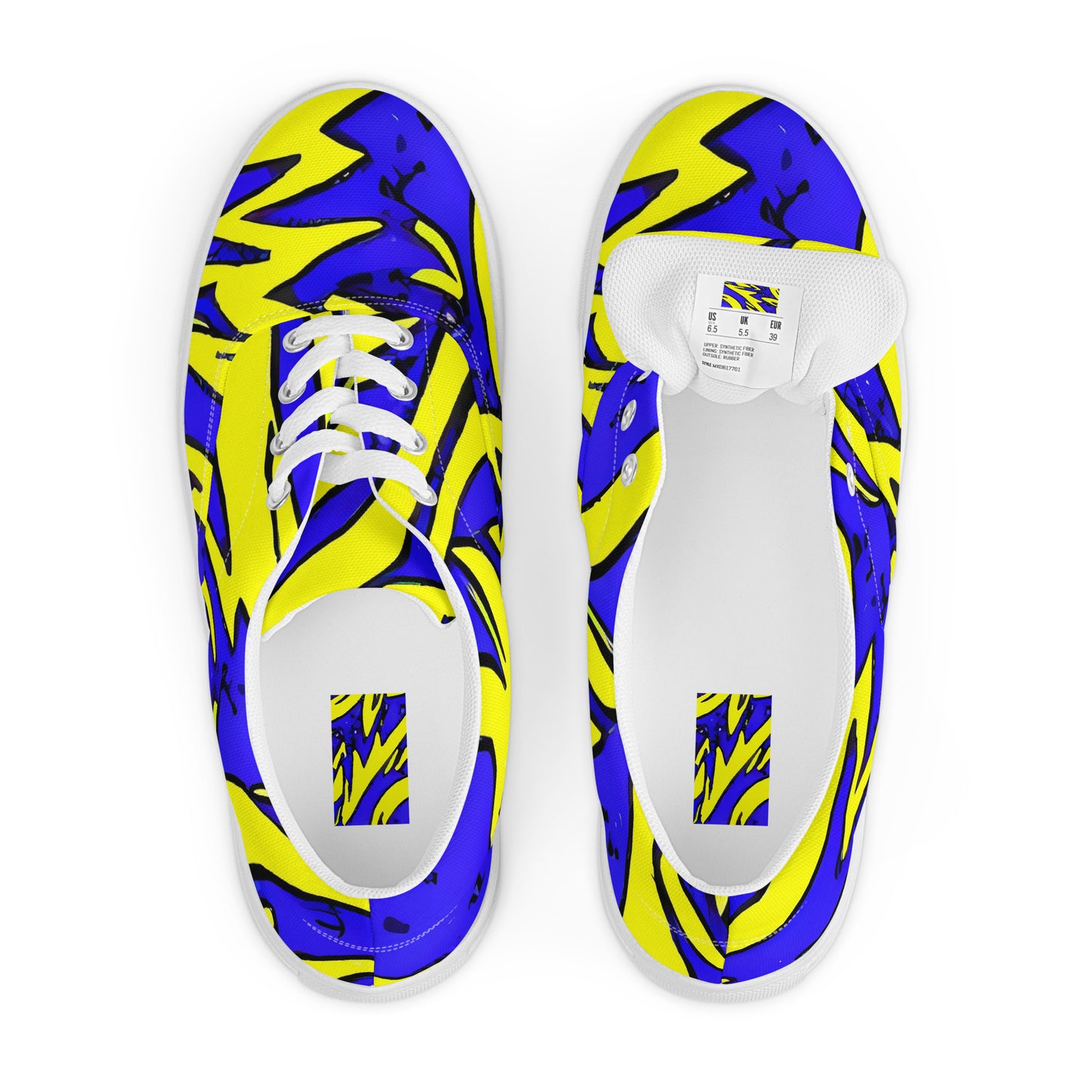 Women's Lace-Up Canvas Shoes - Fleeting Firefly