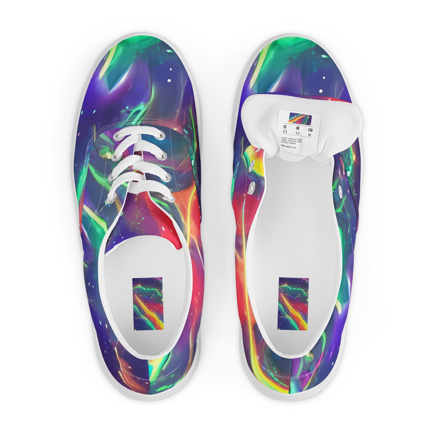 Women's Lace-Up Canvas Shoes - Twin Pines