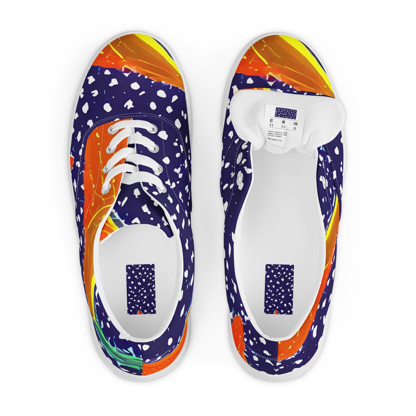 Men's Lace-Up Canvas Shoes - Jungle Zephyr