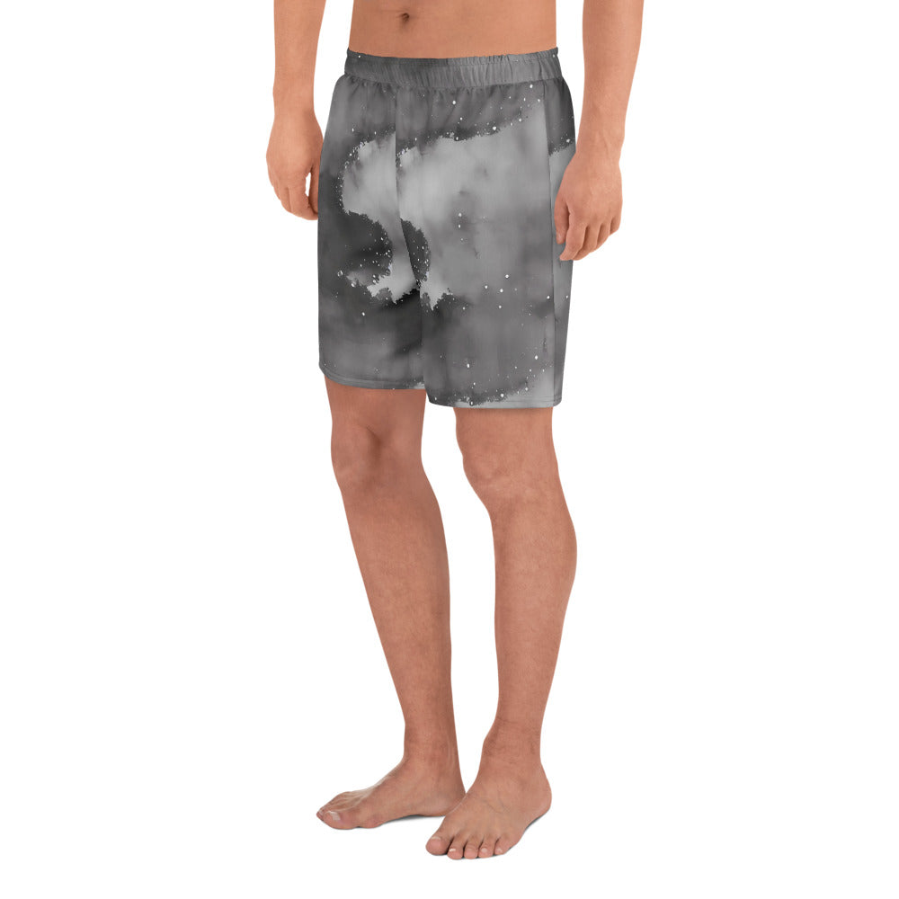 Men's Athletic Shorts - Monochrome Dreams