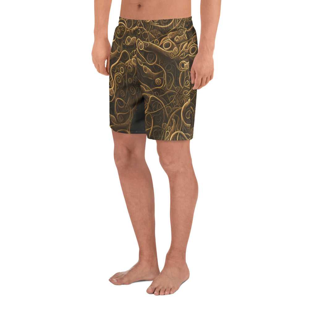 Men's Athletic Shorts - Gilded Reverie