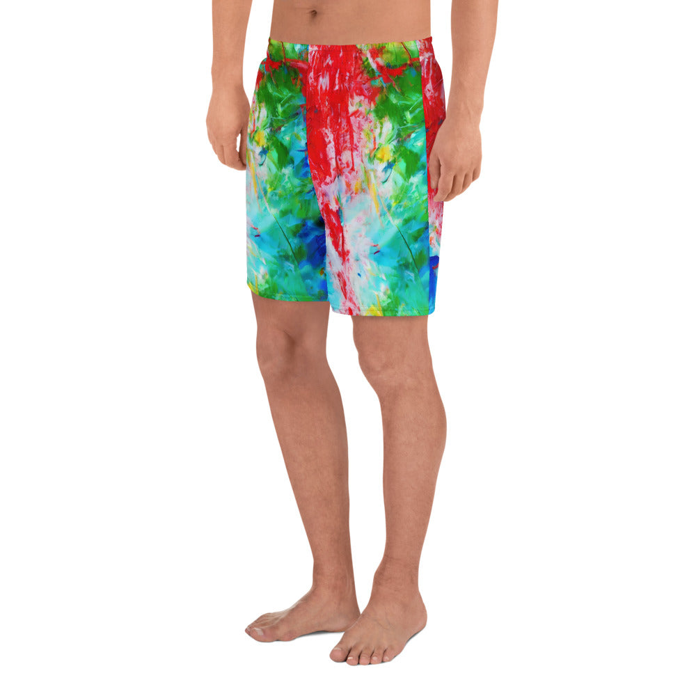 Men's Athletic Shorts - Eclectic Breeze