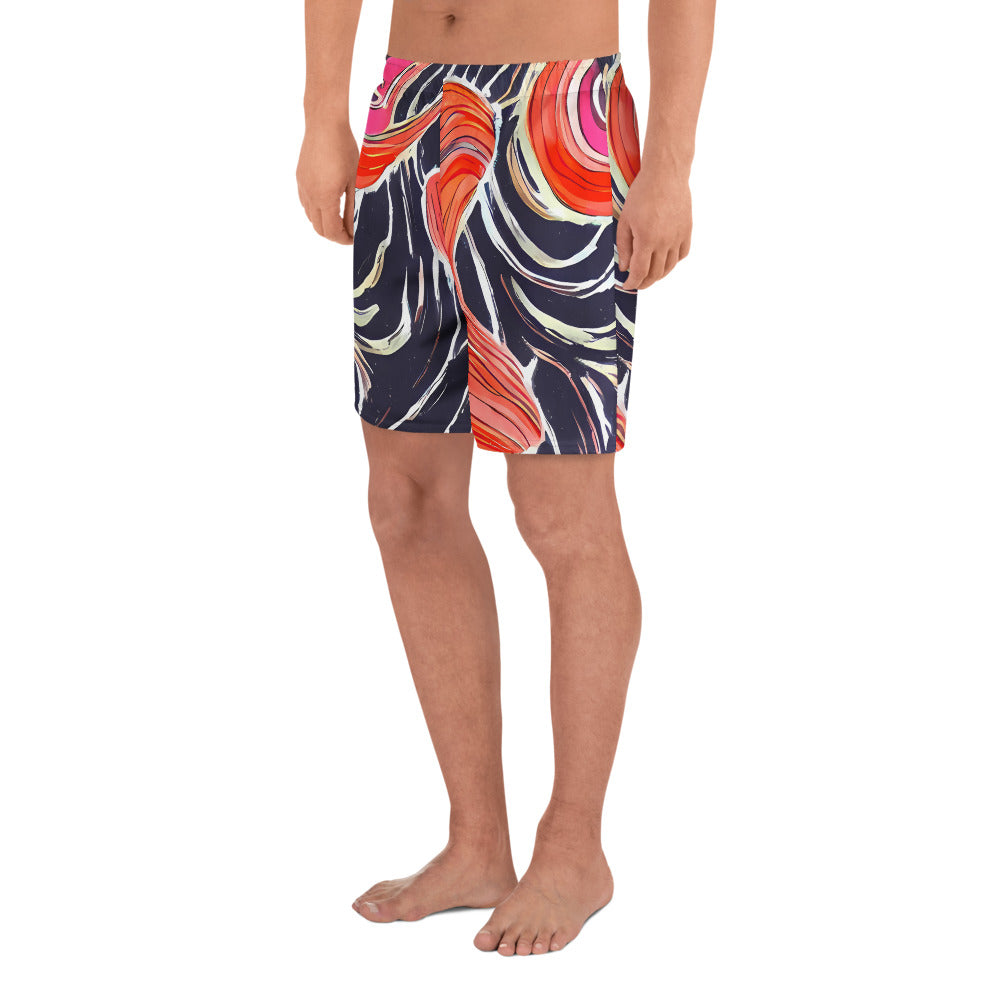 Men's Athletic Shorts - Radiant Drift