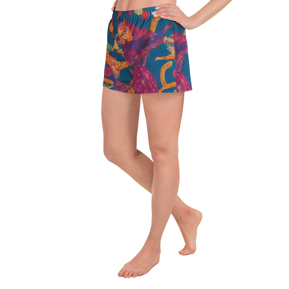 Women’s Athletic Shorts - Dreamtime Dance