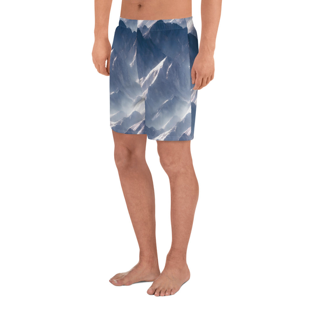 Men's Athletic Shorts - Misty Pinnacles